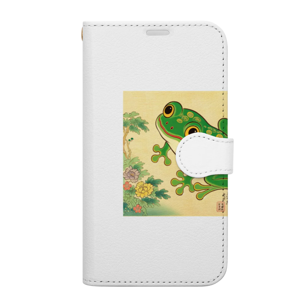 mattuuuuのかえるくん Book-Style Smartphone Case