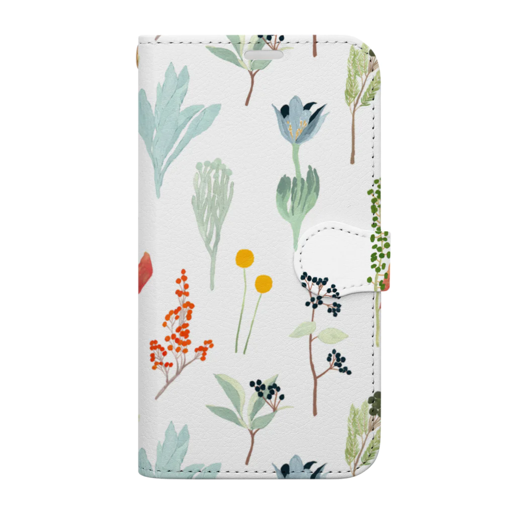 KAYO AOYAMAのlife with plants Book-Style Smartphone Case