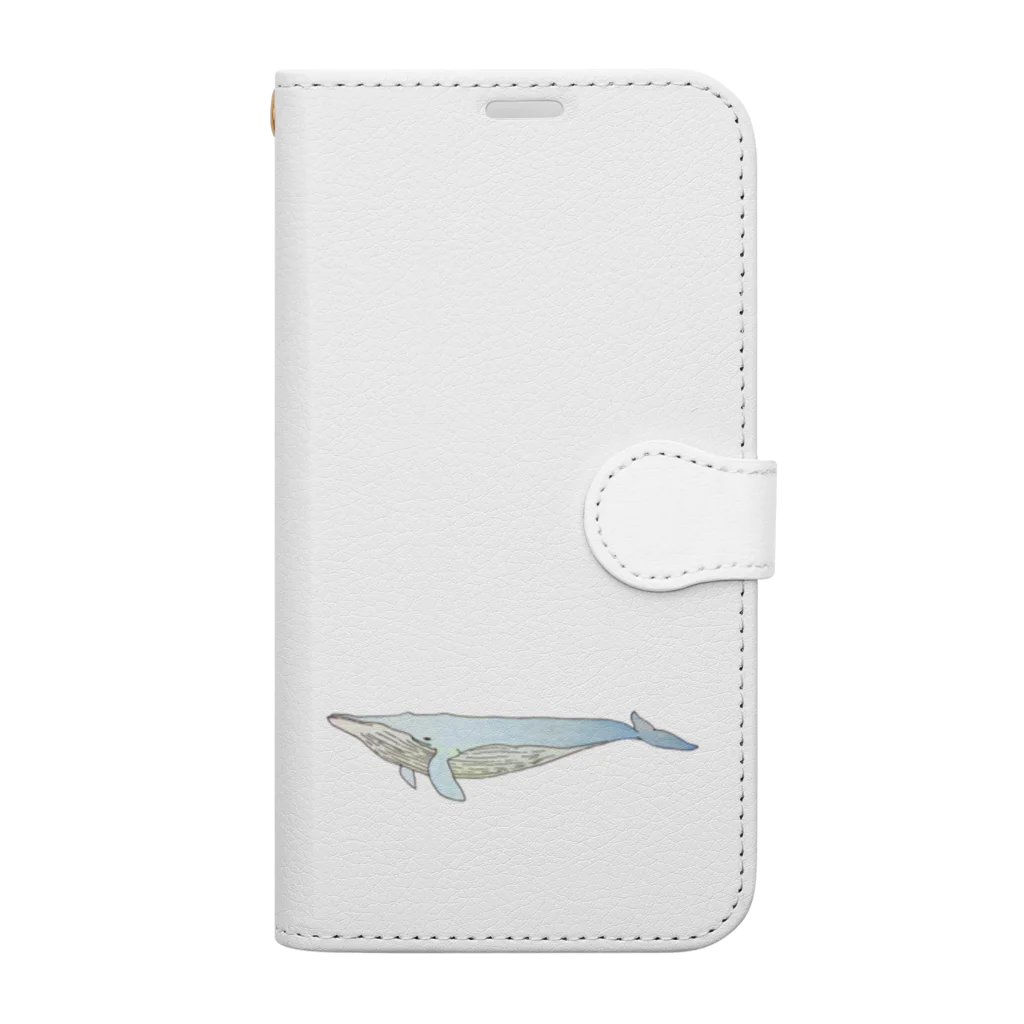 キノコのクジラスマホケース Book-Style Smartphone Case