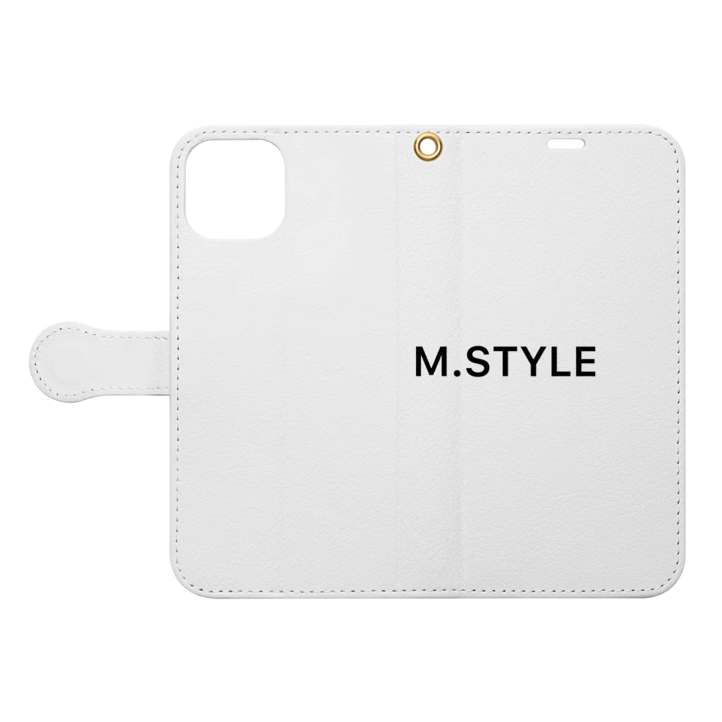 まっつんshopのmスタイル Book-Style Smartphone Case:Opened (outside)