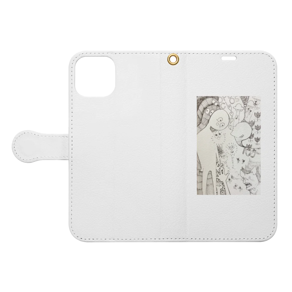 KumiのDream Book-Style Smartphone Case:Opened (outside)