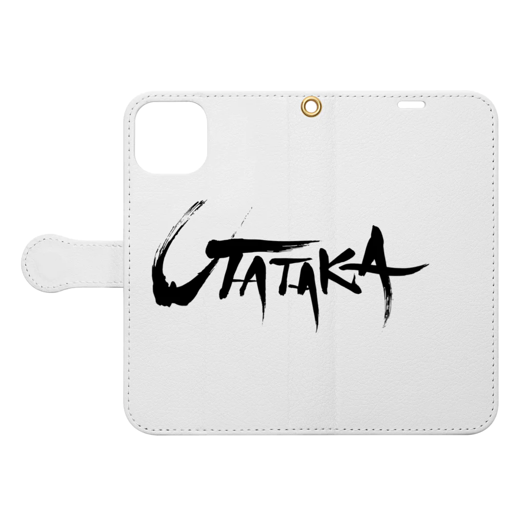 UTATAKA - 唄鷹 -のUTATAKA  Ver.2 Book-Style Smartphone Case:Opened (outside)