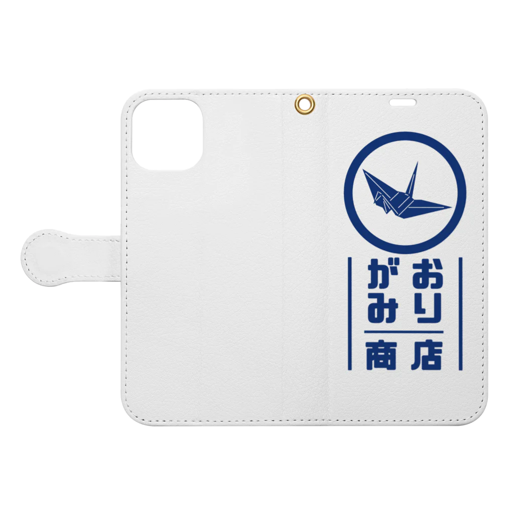 おりがみ商店のおりがみ商店 Book-Style Smartphone Case:Opened (outside)