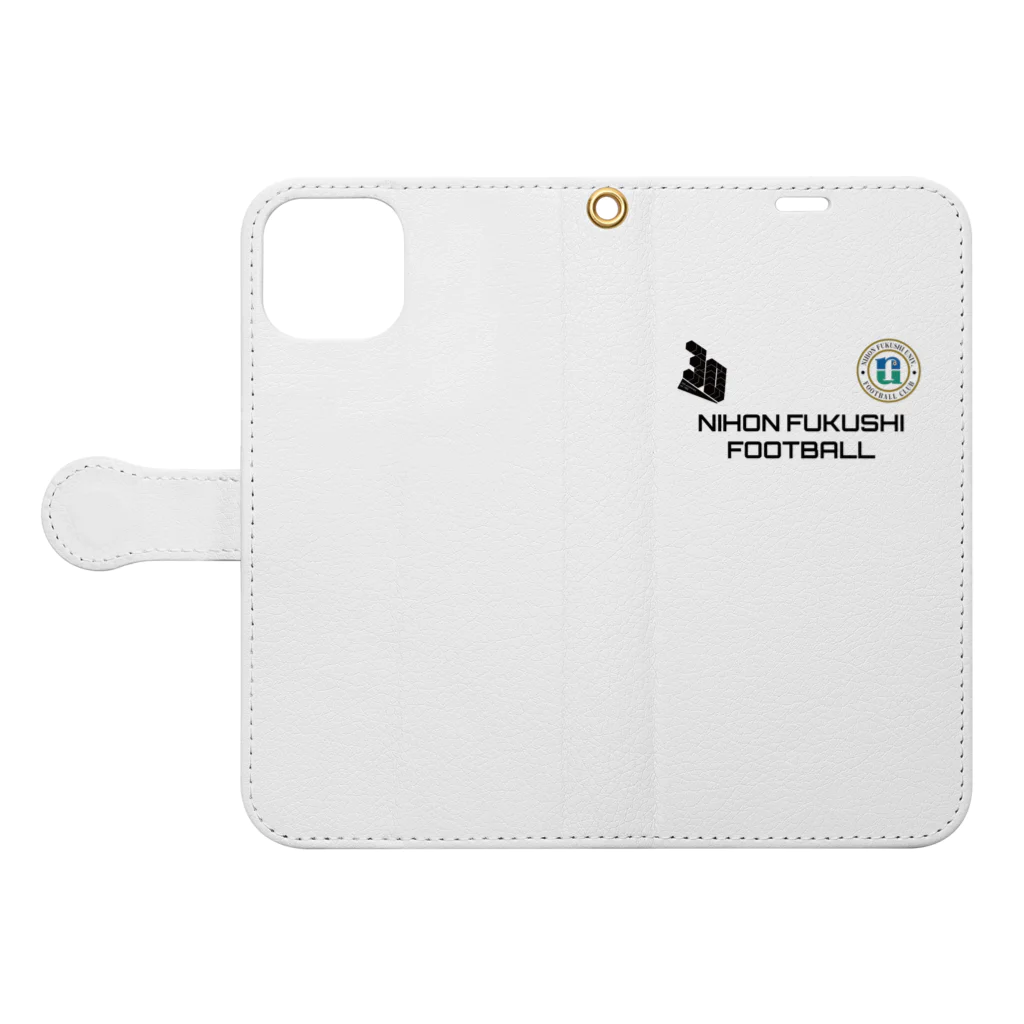 nfu-footballの30 years aniv. support goods Book-Style Smartphone Case:Opened (outside)