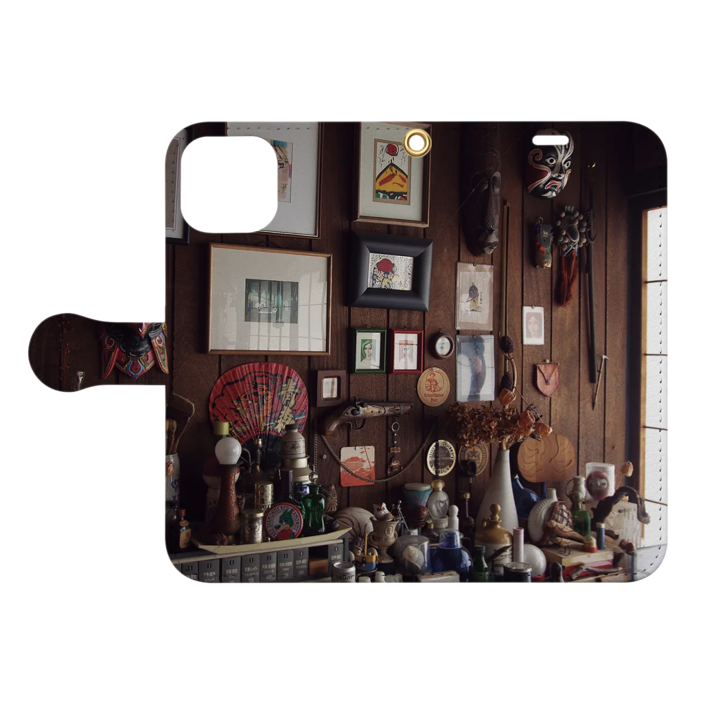 招福堂 玉屋のthis is the atelier Book-Style Smartphone Case:Opened (outside)