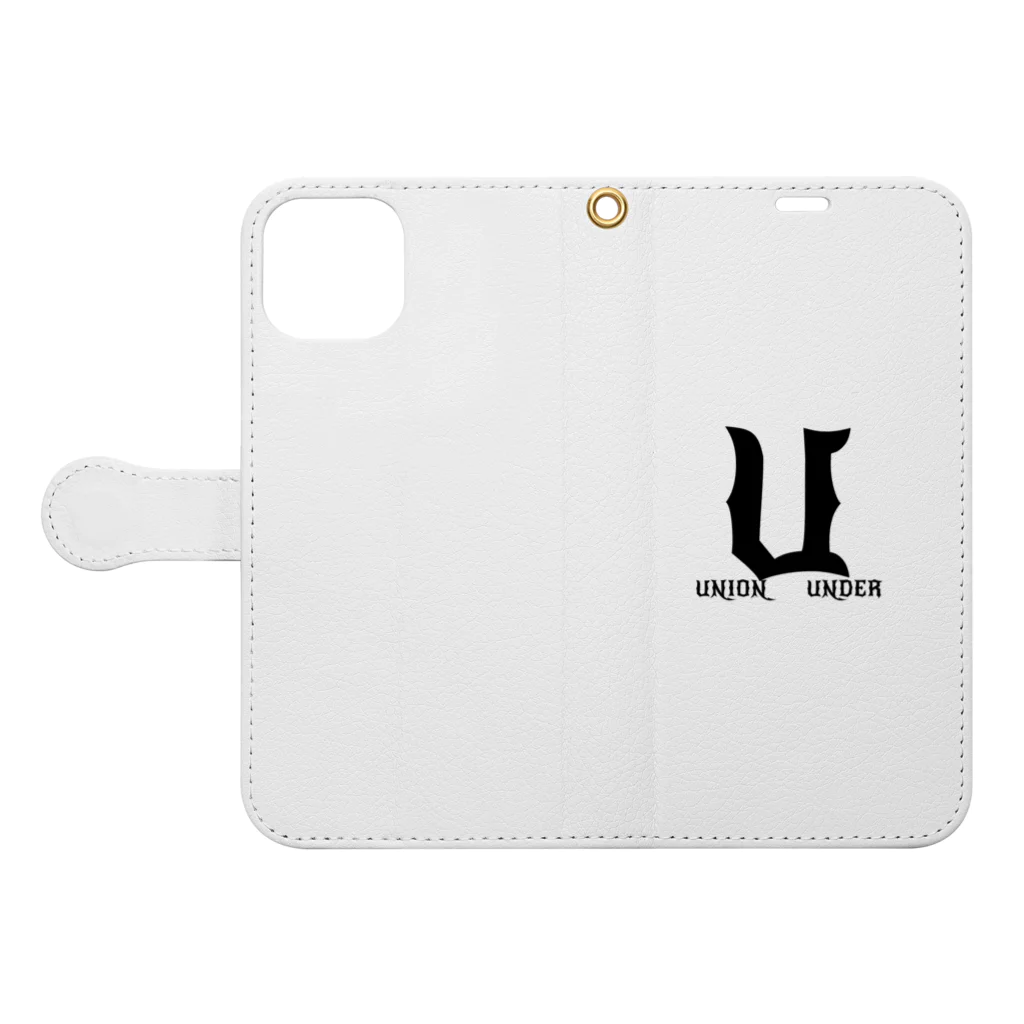 UNIONStoreのUNION　UNDER社公認グッズ Book-Style Smartphone Case:Opened (outside)