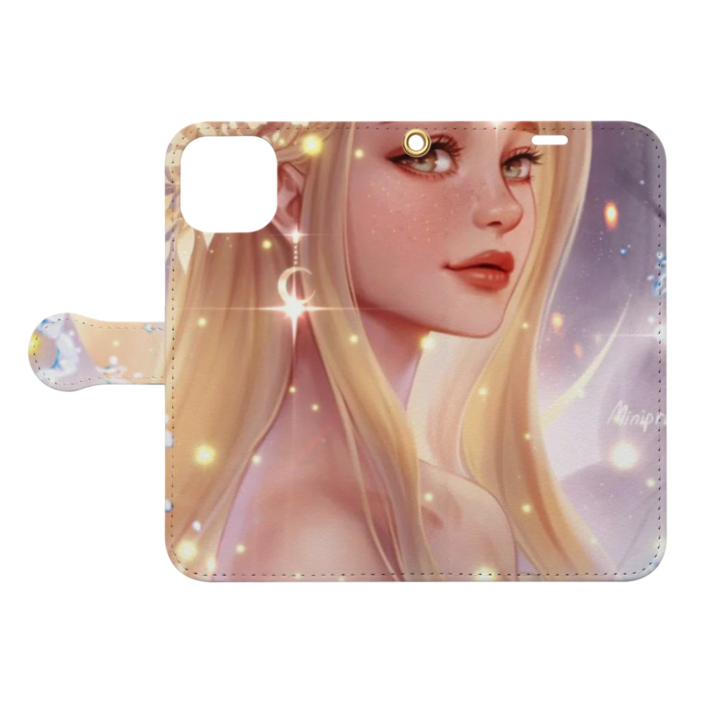 💖宇宙整体♪🌈♪こころからだチャンネル♪💖のuniversalPrincess REMIX  Book-Style Smartphone Case:Opened (outside)