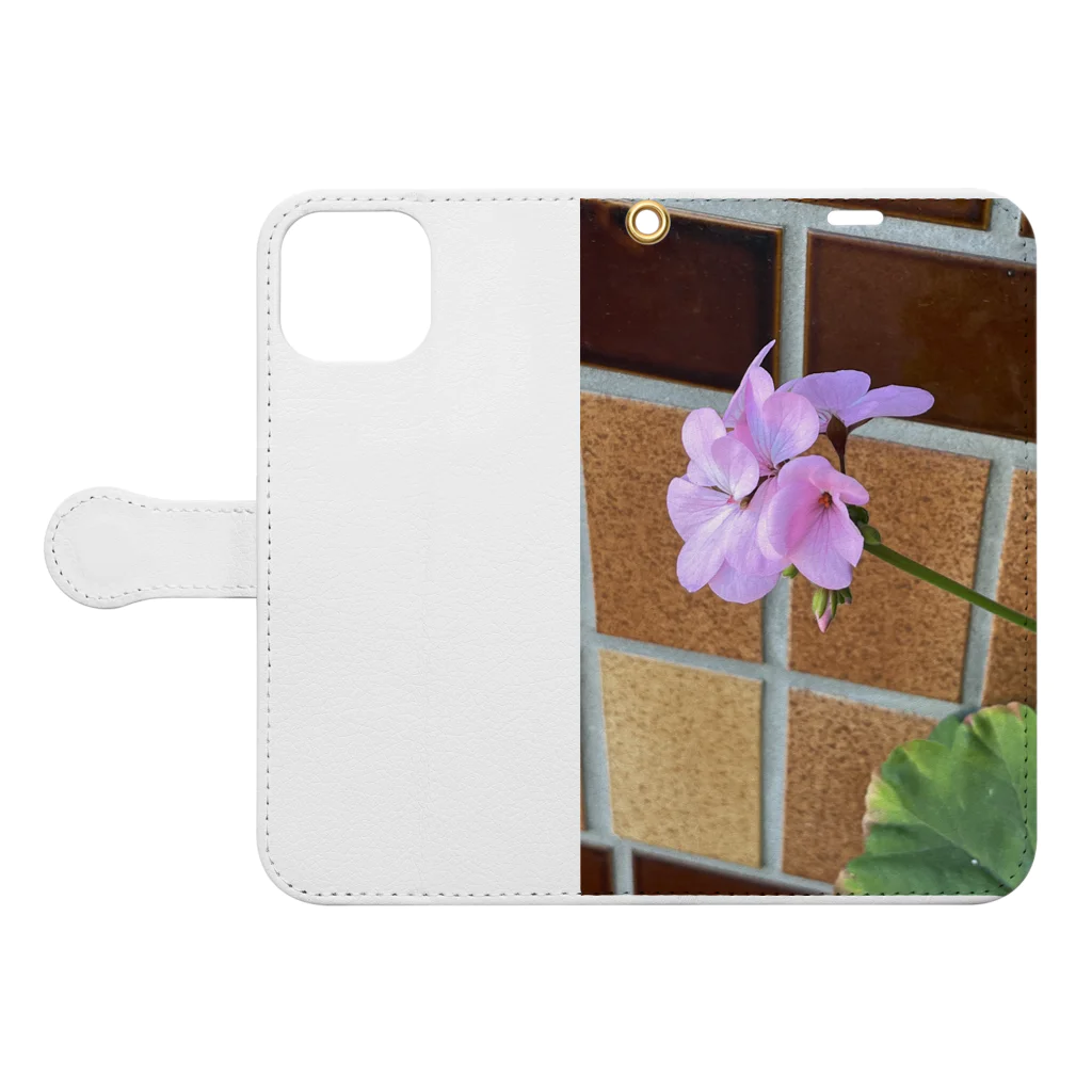 みぃたそshopの花の祭り Book-Style Smartphone Case:Opened (outside)