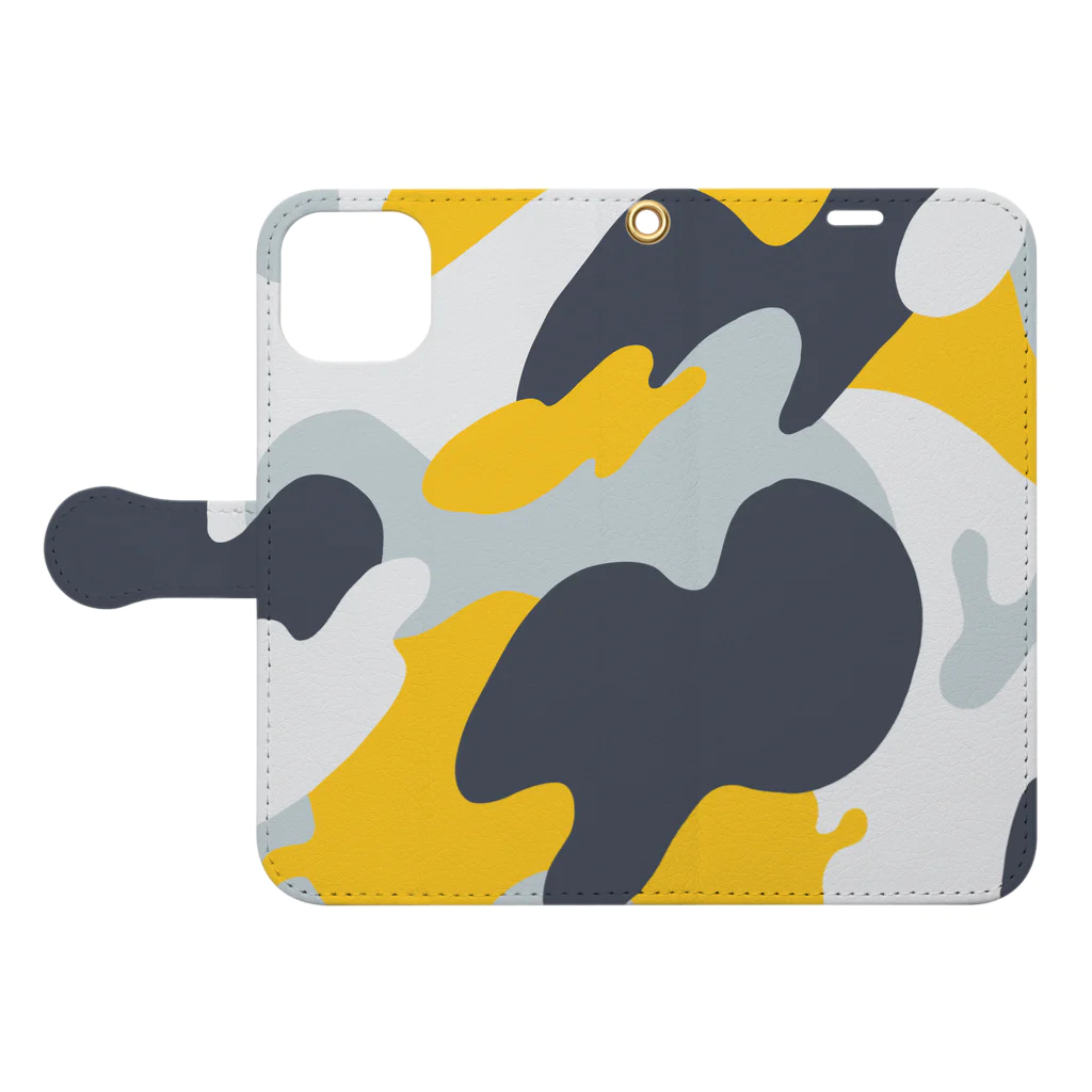 Future Copyright Incのsmoky clouds (gray) Book-Style Smartphone Case:Opened (outside)