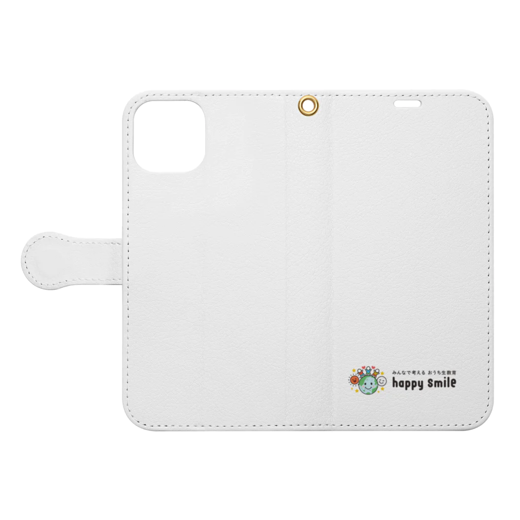 happy smileのhappy smile Book-Style Smartphone Case:Opened (outside)