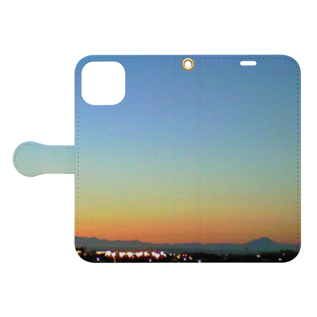 空屋　sorayakusakaの200707011949000　余韻 Book-Style Smartphone Case:Opened (outside)