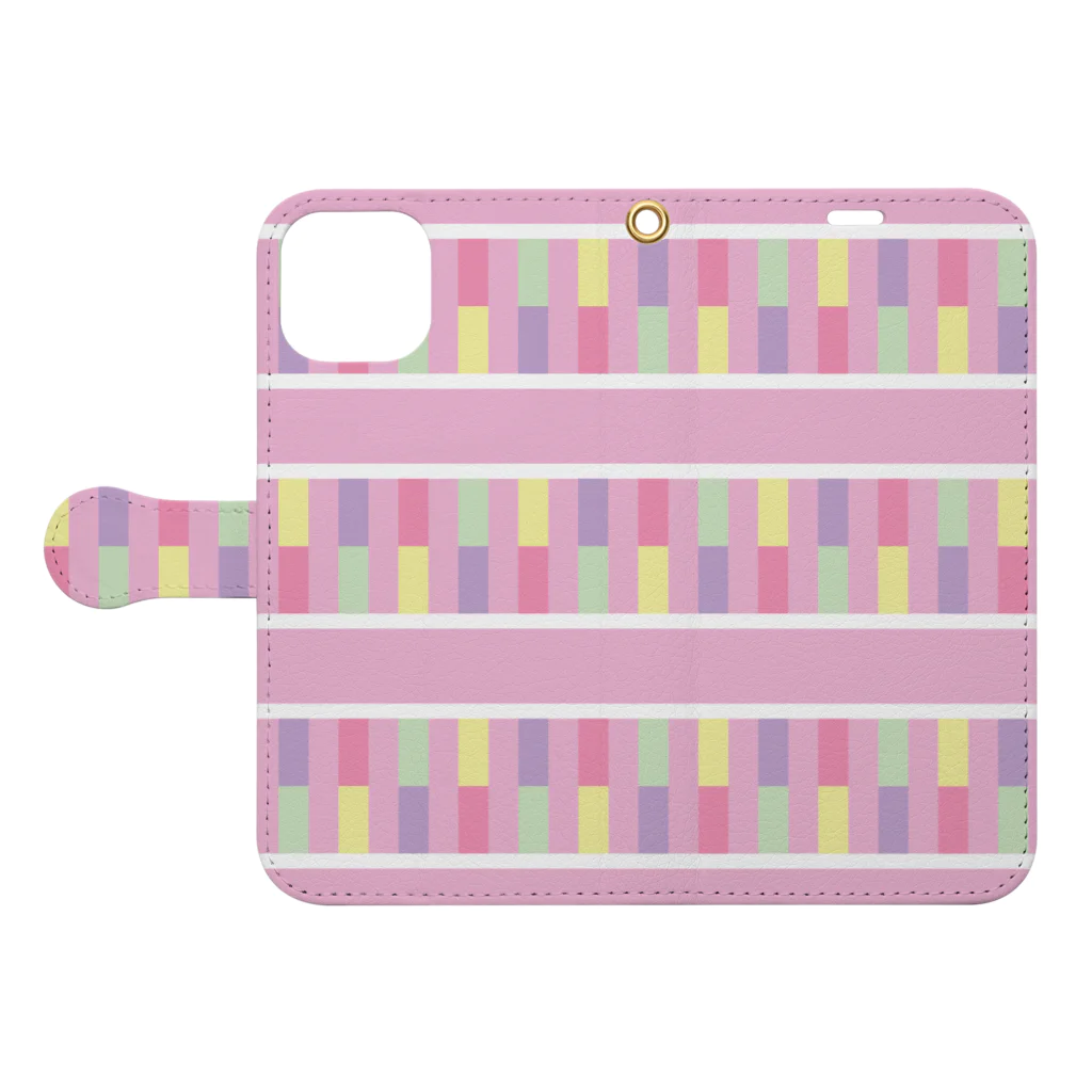 asuka_design____のDNA Book-Style Smartphone Case:Opened (outside)