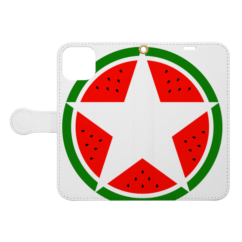 SuzutakaのSuica star Book-Style Smartphone Case:Opened (outside)