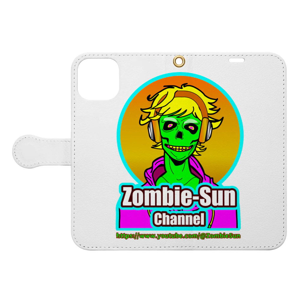 Zombie-Sun_ChannelのZombie-Sun 公式グッズ 다이어리형 폰케이스を開いた場合(外側)