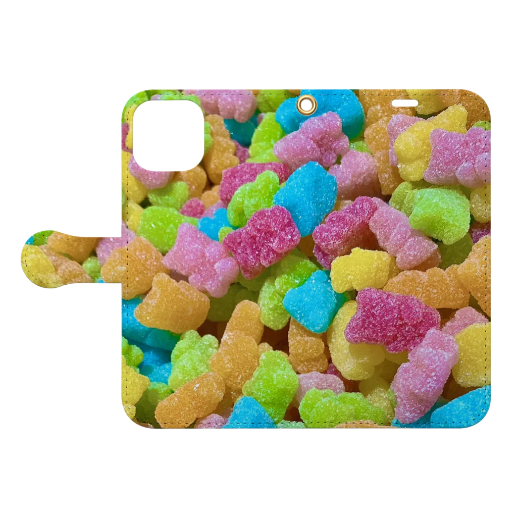 OKAchappa Dope DarknessのGummies bear CHILLdren Book-Style Smartphone Case:Opened (outside)