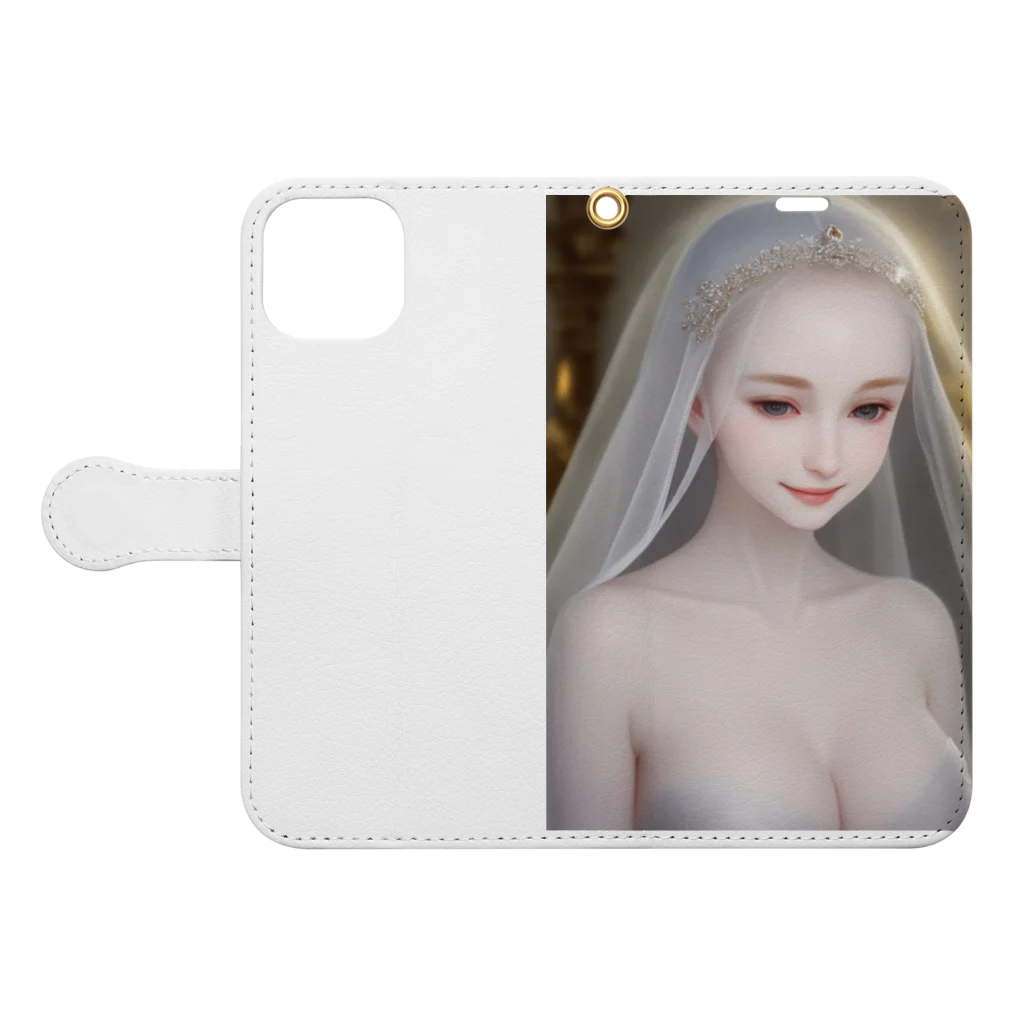 宝虫プロダクションのファンティーヌ Book-Style Smartphone Case:Opened (outside)