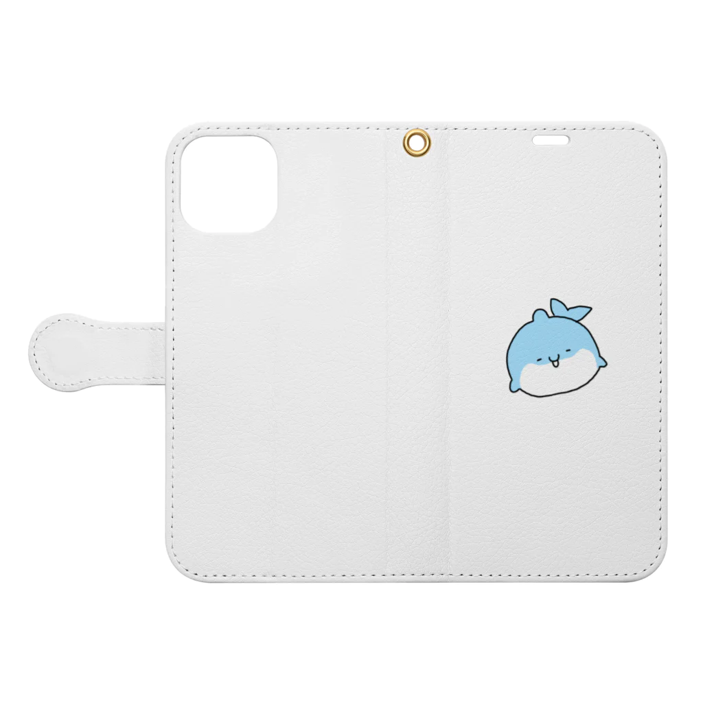 はるか公式ショップのどるぴー Book-Style Smartphone Case:Opened (outside)