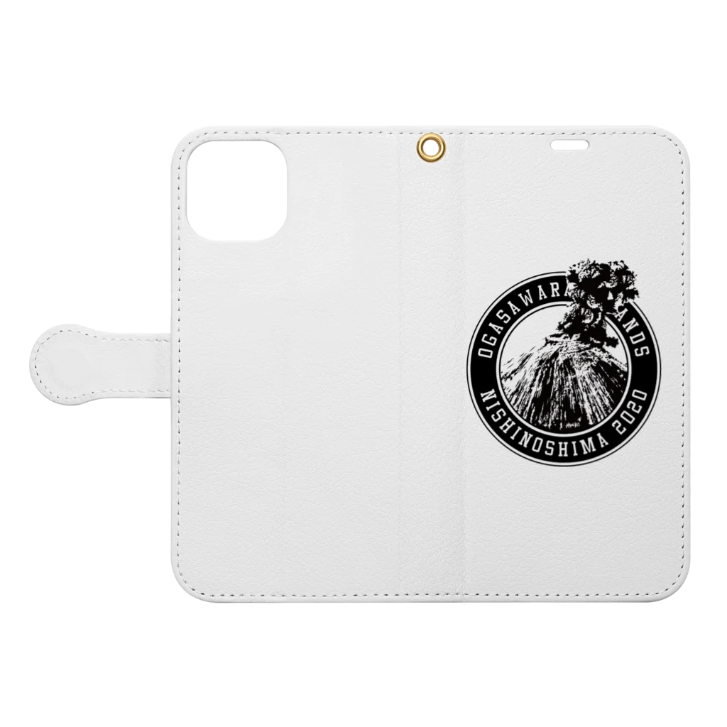 Dr-Eishuの西之島スマホケース Book-Style Smartphone Case:Opened (outside)