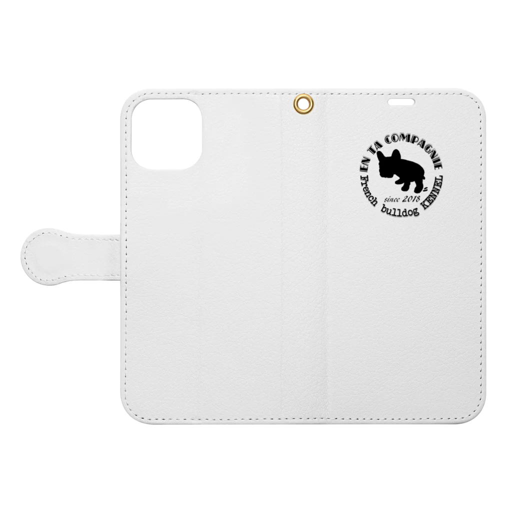 アンタコンパニーのアンタコンパニー ロゴマーク Book-Style Smartphone Case:Opened (outside)