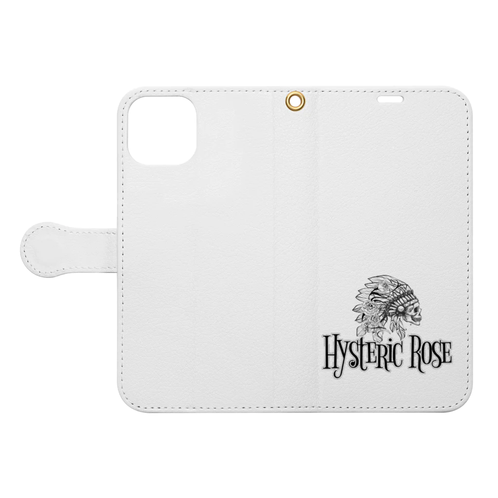 Bounty rose studio アパレルのHysteric rose バンドグッズ Book-Style Smartphone Case:Opened (outside)