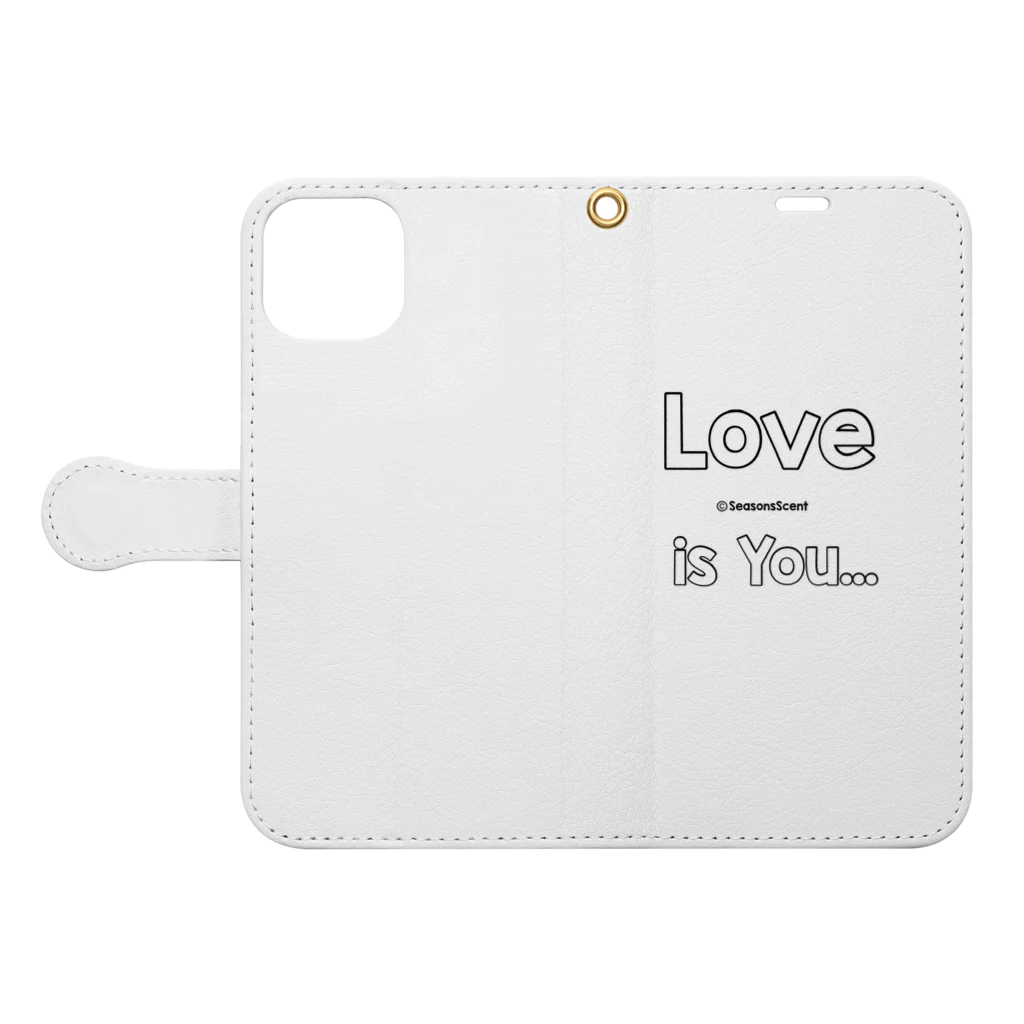 SeasonsScent のLove is You Book-Style Smartphone Case:Opened (outside)