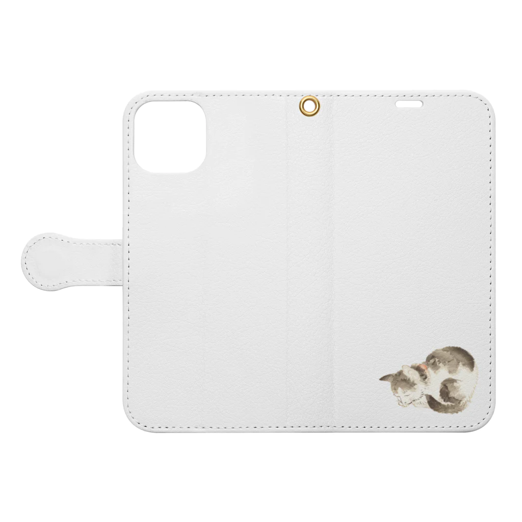 sachiko_goodsの楳嶺画鑑 六 Book-Style Smartphone Case:Opened (outside)