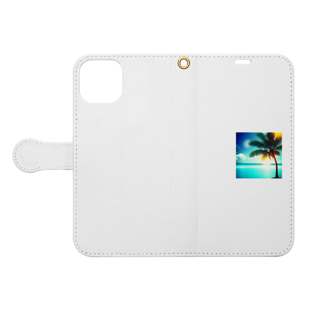 Sea StyleのSUN RISE Book-Style Smartphone Case:Opened (outside)