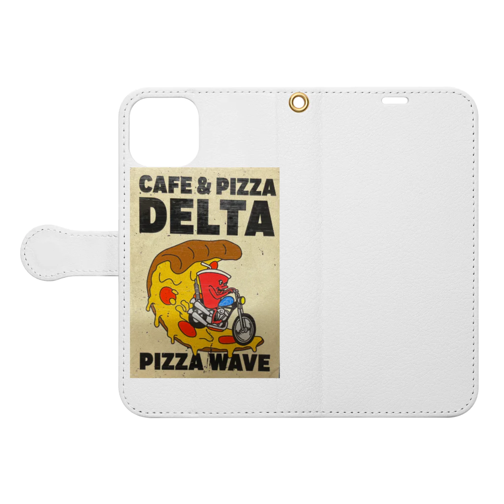 minokamo_DELTA-fuの走り屋 Book-Style Smartphone Case:Opened (outside)