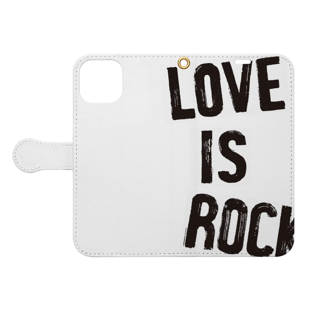 ファンタジスターのLOVE IS  ROCK Book-Style Smartphone Case:Opened (outside)