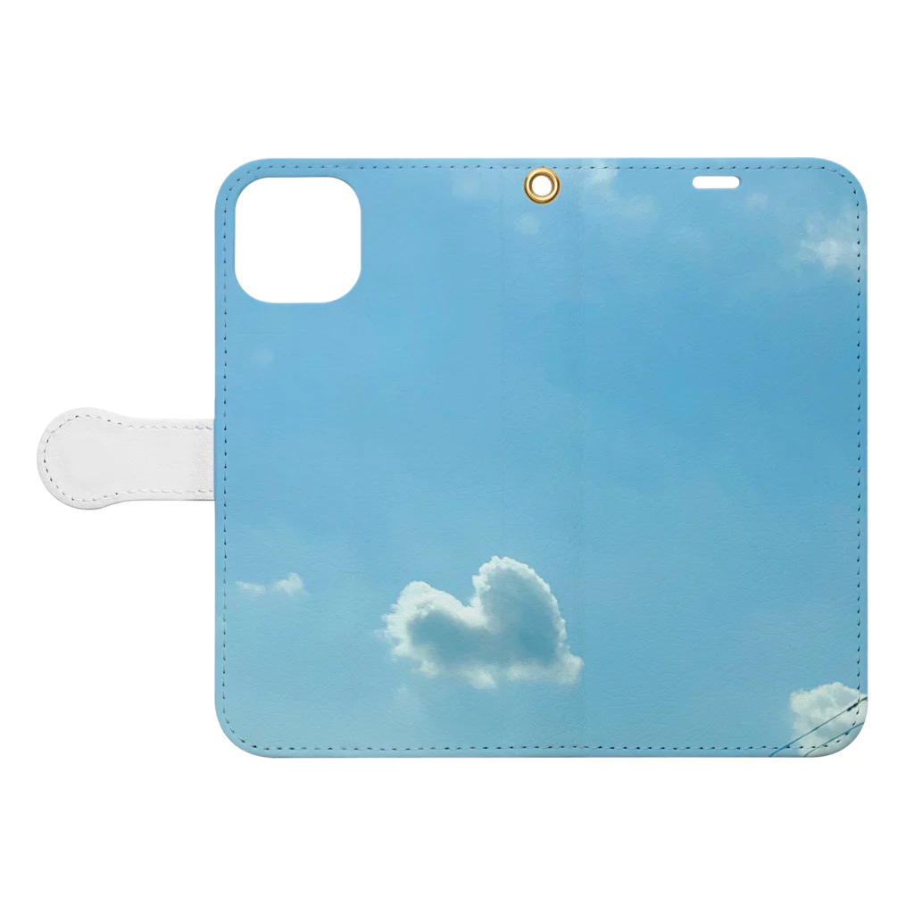 sara_n_soraのsoraの世界 Book-Style Smartphone Case:Opened (outside)