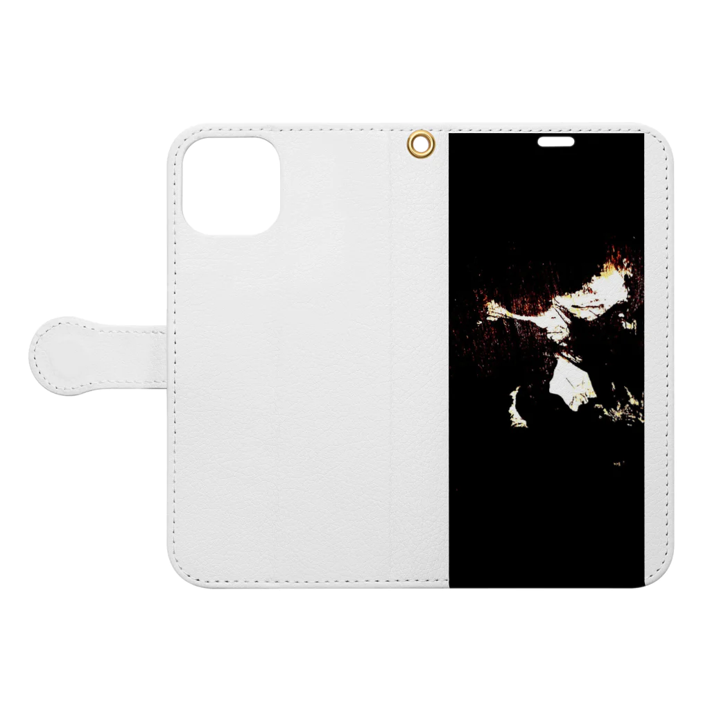 maguro8xpのmaguro dark side of the moon Book-Style Smartphone Case:Opened (outside)