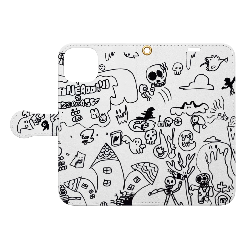 YUTO5のハロウィンパーティー Book-Style Smartphone Case:Opened (outside)