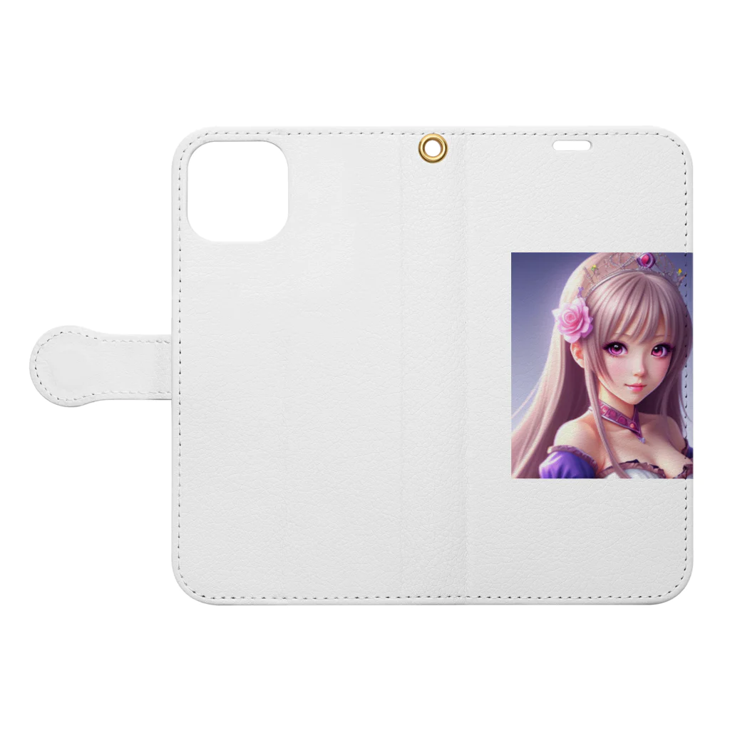 KSK SHOPの美少女アイドル Book-Style Smartphone Case:Opened (outside)