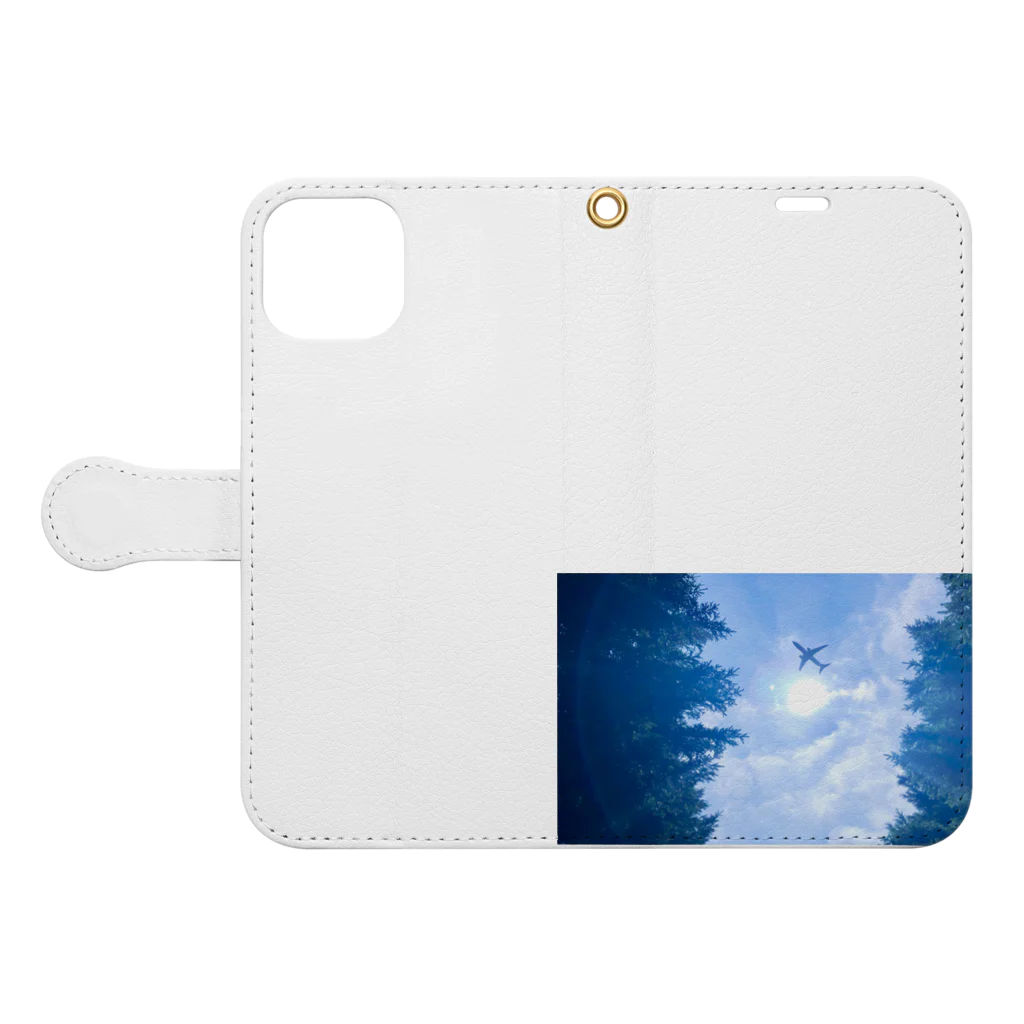 hamuevoのjet tourist Book-Style Smartphone Case:Opened (outside)