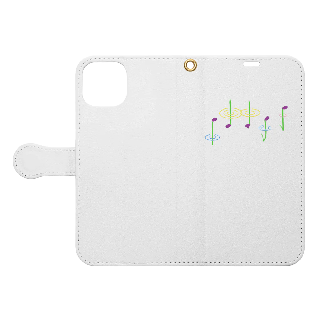 ＳＯＤｆａｃｔｏｒｙのCalli'n Note Book-Style Smartphone Case:Opened (outside)