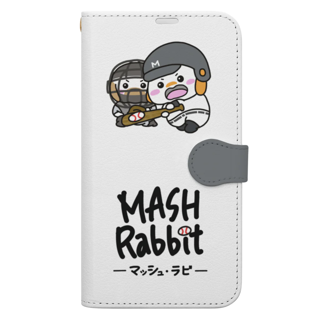 マッシュ・ラビのMASH・Rabbit 手帳型スマホケース
