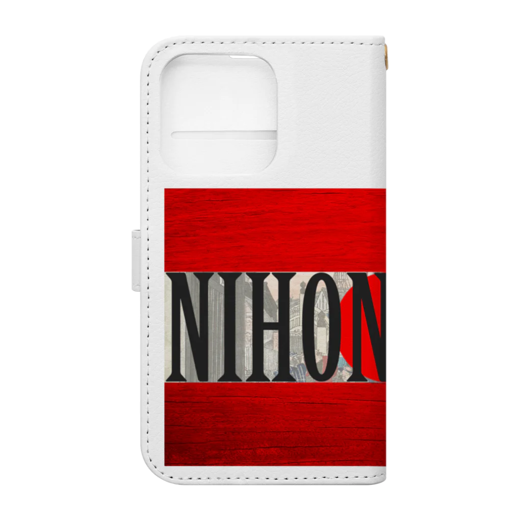 Ａ’ｚｗｏｒｋＳのNIHONBASHI Book-Style Smartphone Case :back