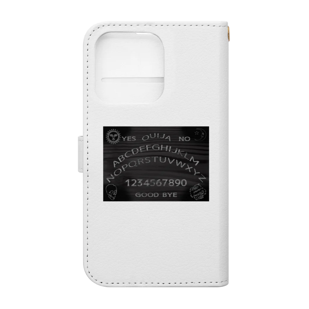 Ａ’ｚｗｏｒｋＳのBLACK OUIJA BOARD Book-Style Smartphone Case :back