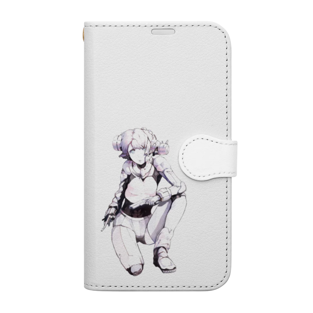 guitarsのMechako (Dameged) Book-Style Smartphone Case