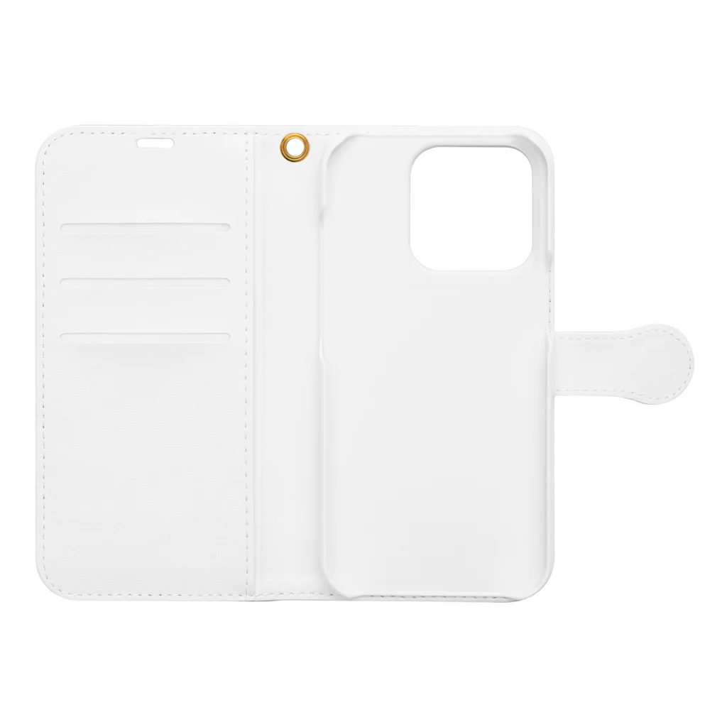 MicaPix/SUZURI店のおーこりん2023 Book-Style Smartphone Case :Opened (inside)