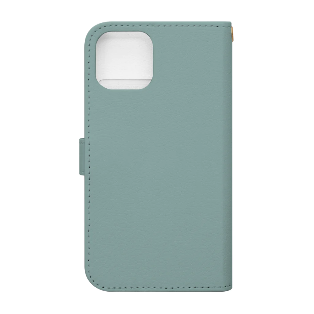 うさぎ雑貨のお店 Charoccinoのうさカフェ・Ｄ Book-Style Smartphone Case :back