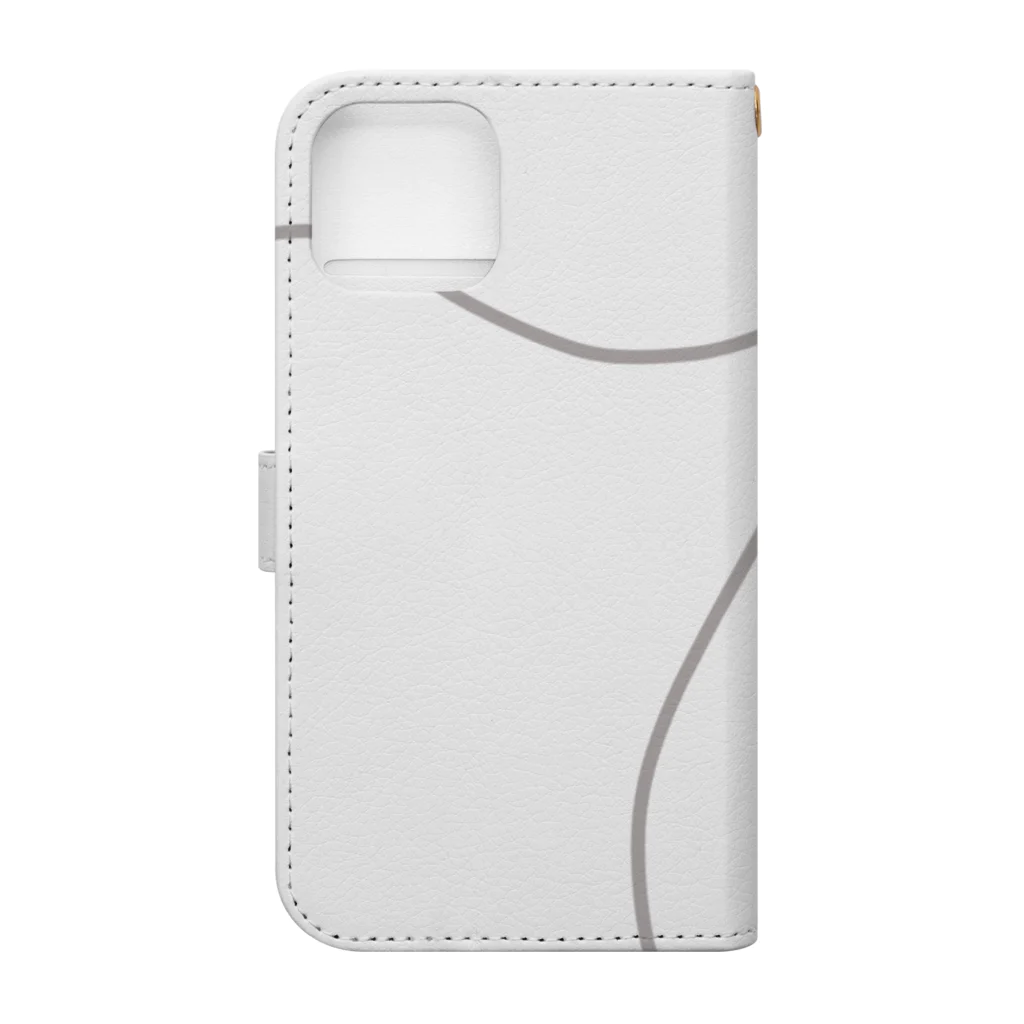 rilybiiのLine Art . Book-Style Smartphone Case :back