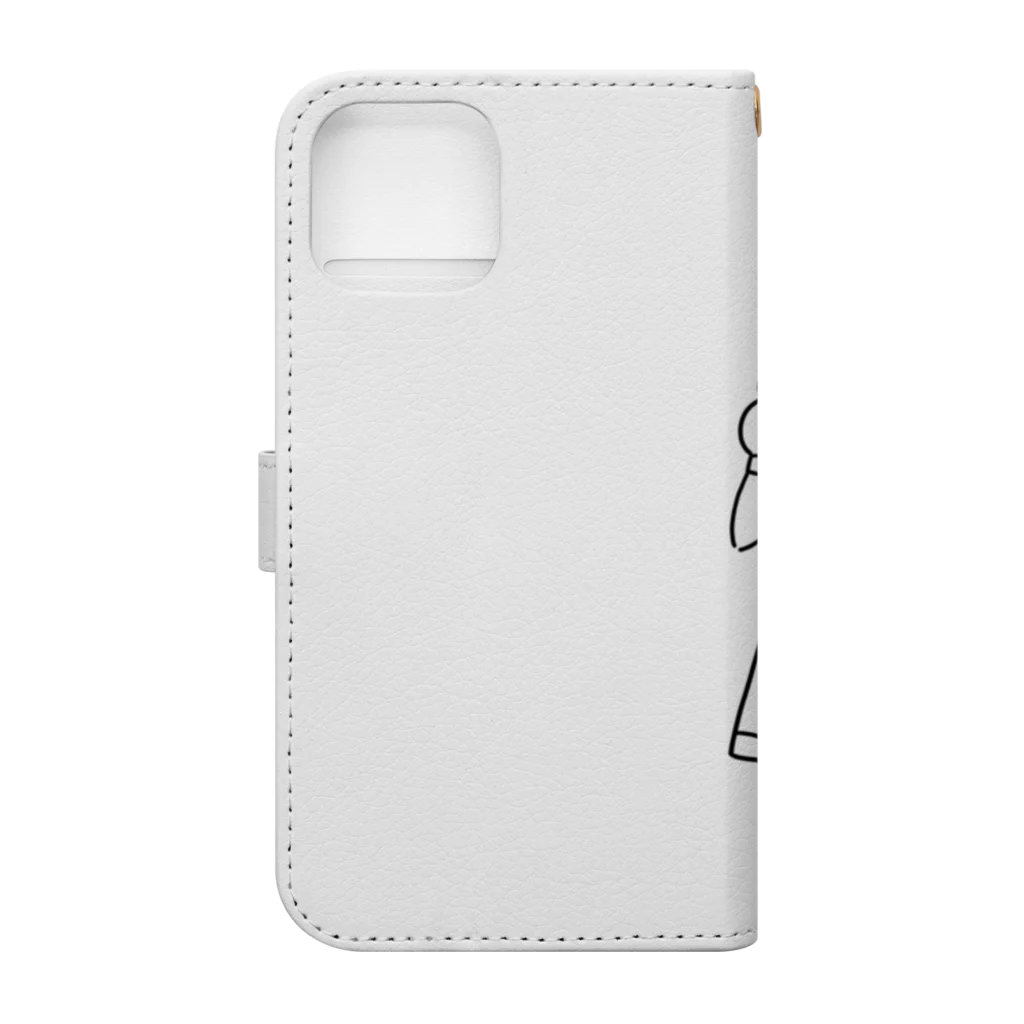  メイドカジノ　アキバギルドのミニキャラ♡スーパーチーフ令和 Book-Style Smartphone Case :back