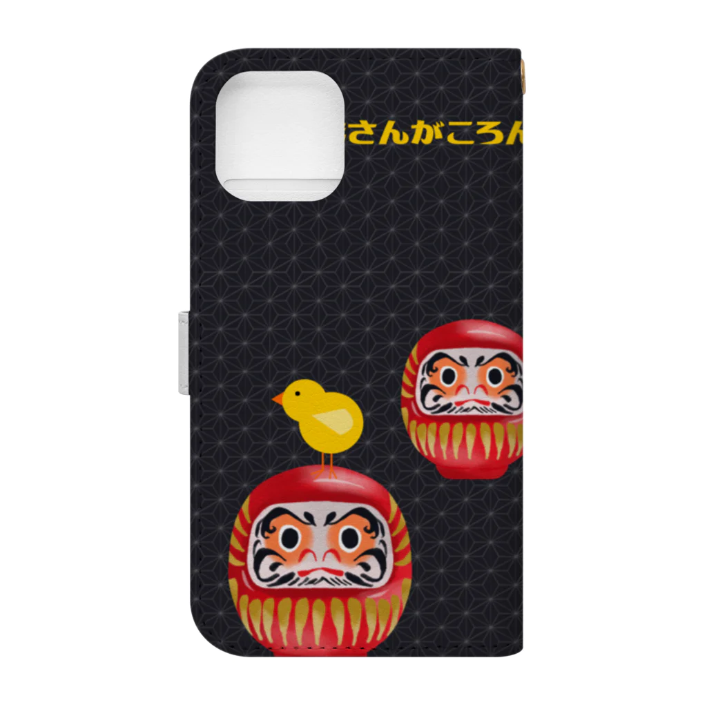 ℍ𝕒𝕡𝕡𝕪 Nao☆Shopのだるまさんがころんだ@ Book-Style Smartphone Case :back