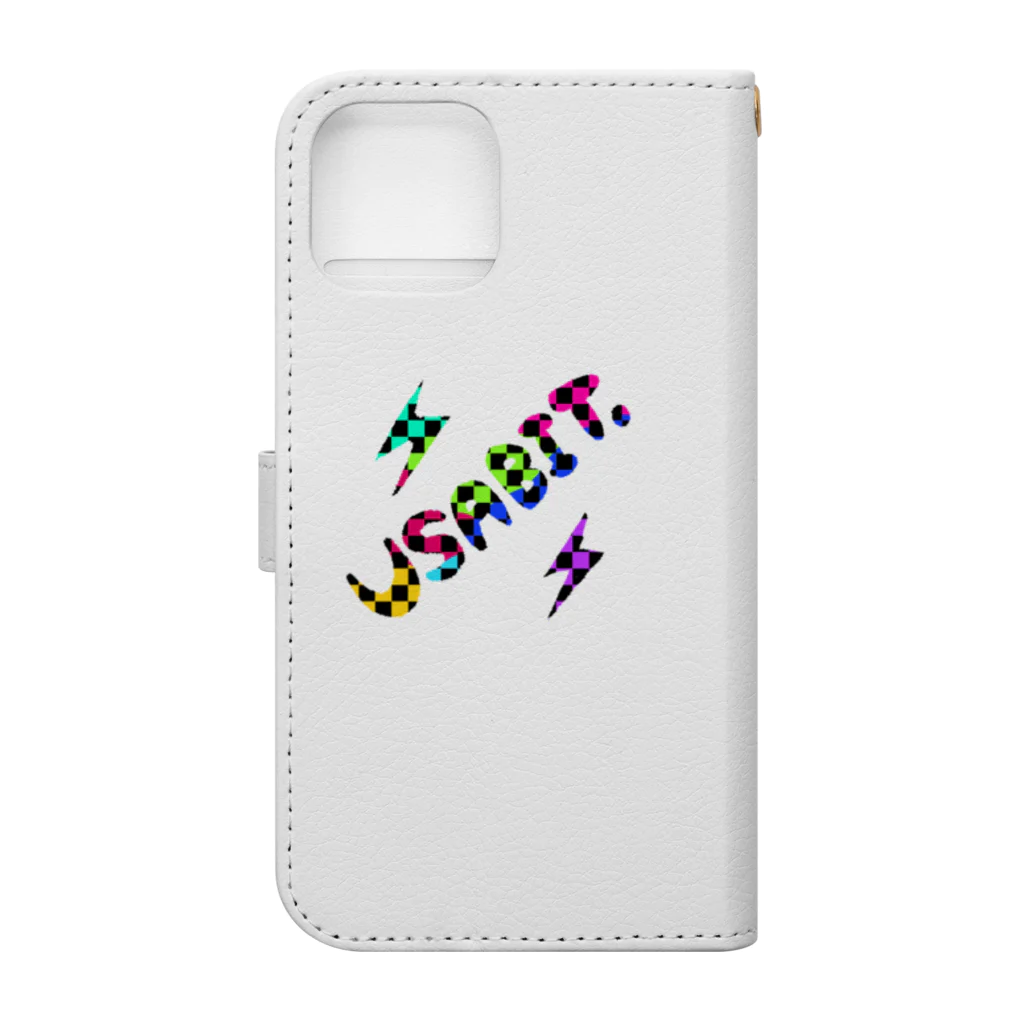 usabit.のぐっず屋さんのusabit.亜種1 Book-Style Smartphone Case :back