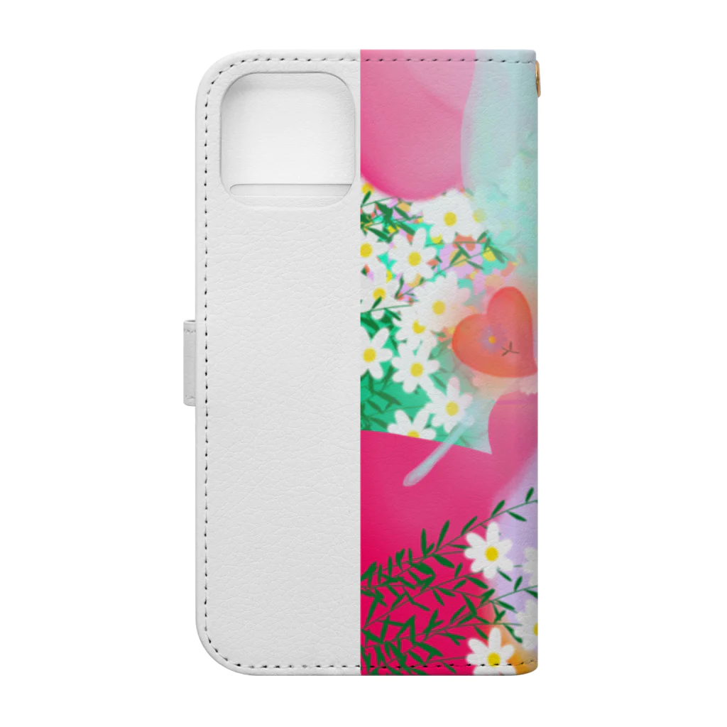 haa-taの花の女王様 Book-Style Smartphone Case :back