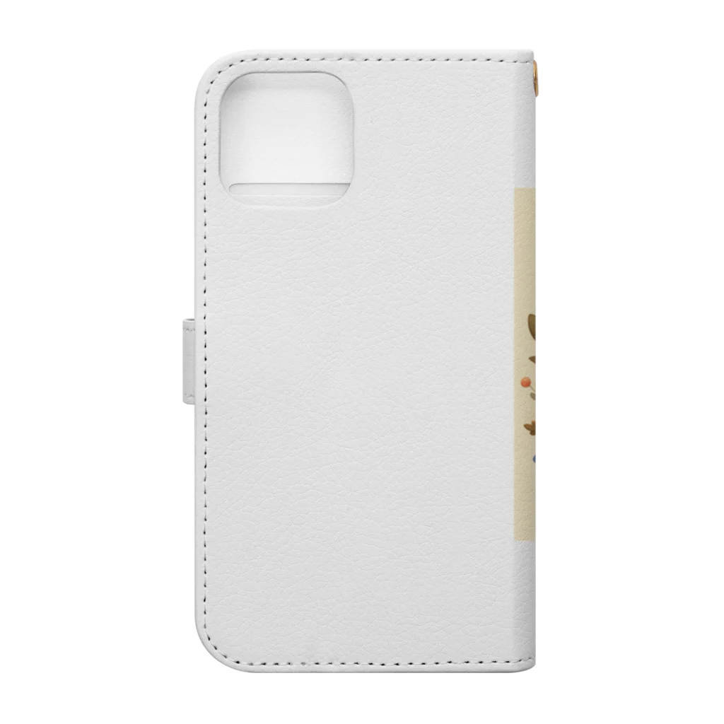 harvest15jkのらいちくん Book-Style Smartphone Case :back