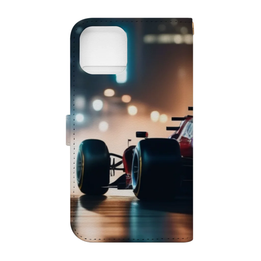 hamuevoのStreet　formula Book-Style Smartphone Case :back