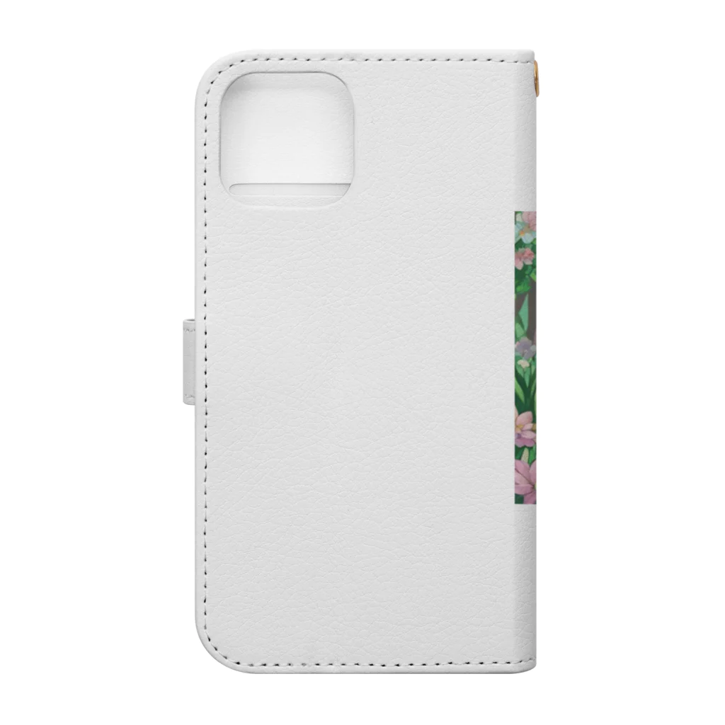 karekore_のかわいいユニコーンのみこ Book-Style Smartphone Case :back