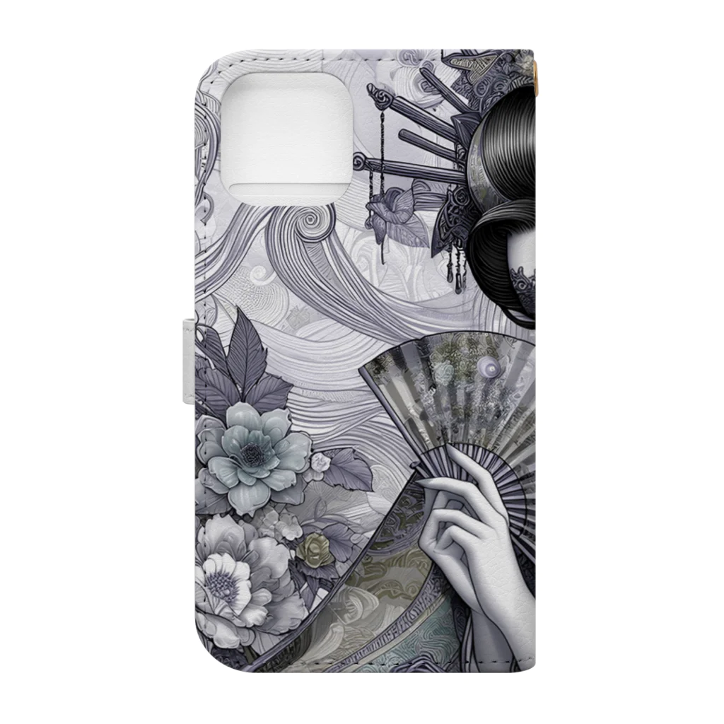 Moichi Designs Shop-2023の仮面舞踏会 Book-Style Smartphone Case :back